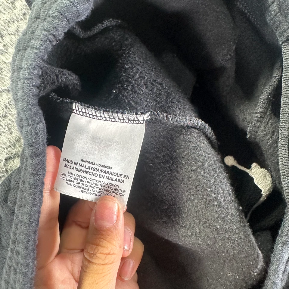 Vintage Jordan Sweatpants Mens L Black Fleece Lined Baggy Athletic Jumpman Logo - Image 4 of 4