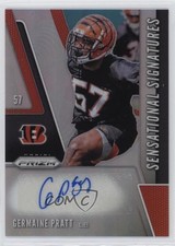 2019 Panini Prizm Sensational Signatures Germaine Pratt #SE-GEP Auto 0c6