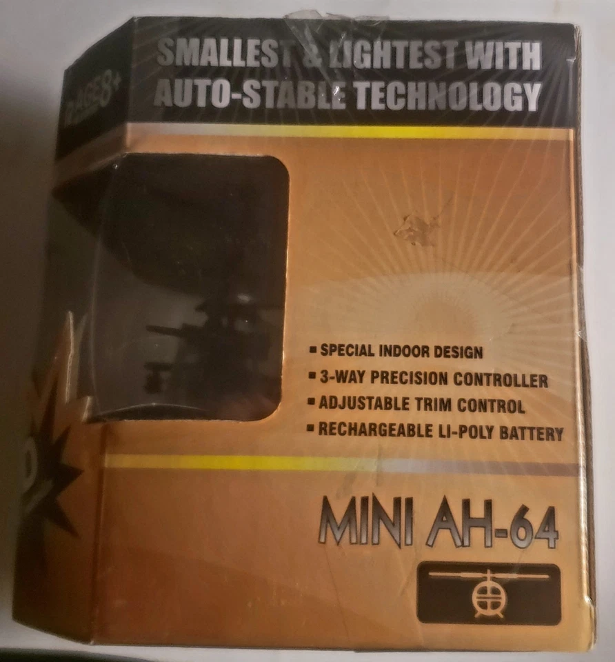 Syma Mini AH-64 Infrared Radio Controlled Helicopter Smallest Lightest Ages 8+ - Image 2 of 4