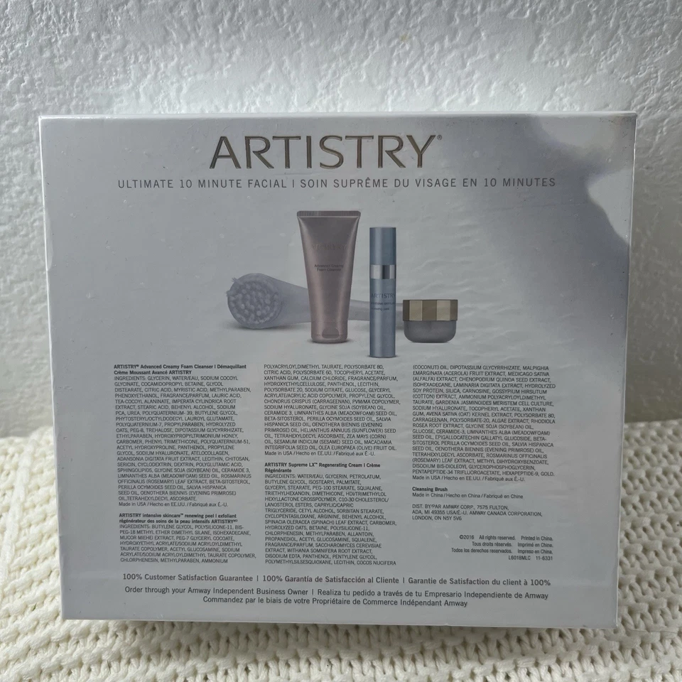 Sealed New ARTISTRY Ultimate 10 Minute Facial Luxurious Set  - Image 3 of 3