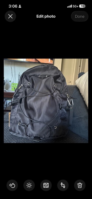 cute Black Bear Paw Backpack
