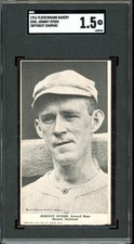 1916 Fleischmann Bakery D381 Baseball Johnny Evers SGC 1.5