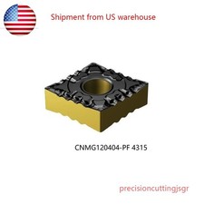 10pcs CNC CNMG120404-PF 4315 CNMG431-PF 4315 Carbide Turning Inserts