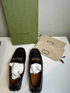 Pilotes cuir Gucci UK8 US9 neuf dans sa boîte