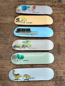 Girl Skateboards Deck Serie Eames Chairs Design Sammler