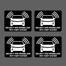 4 Car Truck Suv Alarm Anti Theft Decals Hd Usa Made Security System Sticker 2ea 4 Car Truck Suv Alarm Anti Theft Decals Hd Usa Made Security System Sticker 2ea