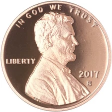2017 S Lincoln Shield Cent Gem DCam Proof