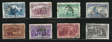Sc #230 231 232 233 234 235 236 237 Collection 1- 10 Cent Columbian 1893 US98B51