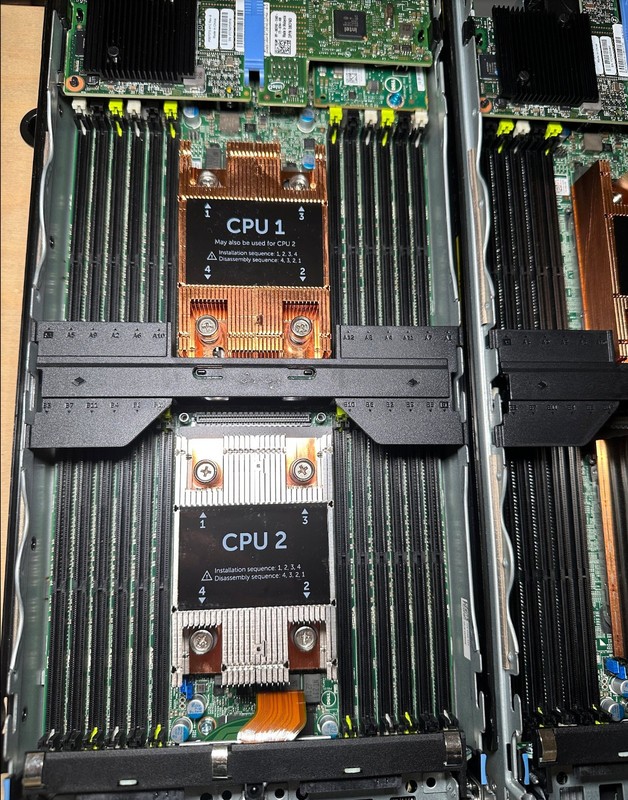 2X Dell PowerEdge M630 Server Blade Bare Bones | XeonE5-2640 | NO RAM | NO HDD
