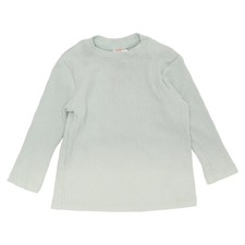 Hema, chemise à manches longues, taille : 80, vert, élasthanne/coton bio, ray...