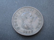 1806 George III Half Penny Nice Collectable Condition 1/2d