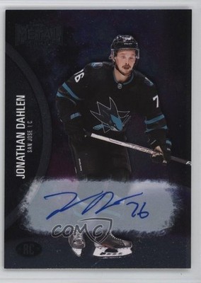 2021 Skybox Metal Universe Rookies Silver Jonathan Dahlen Rookie Auto RC 1n3b