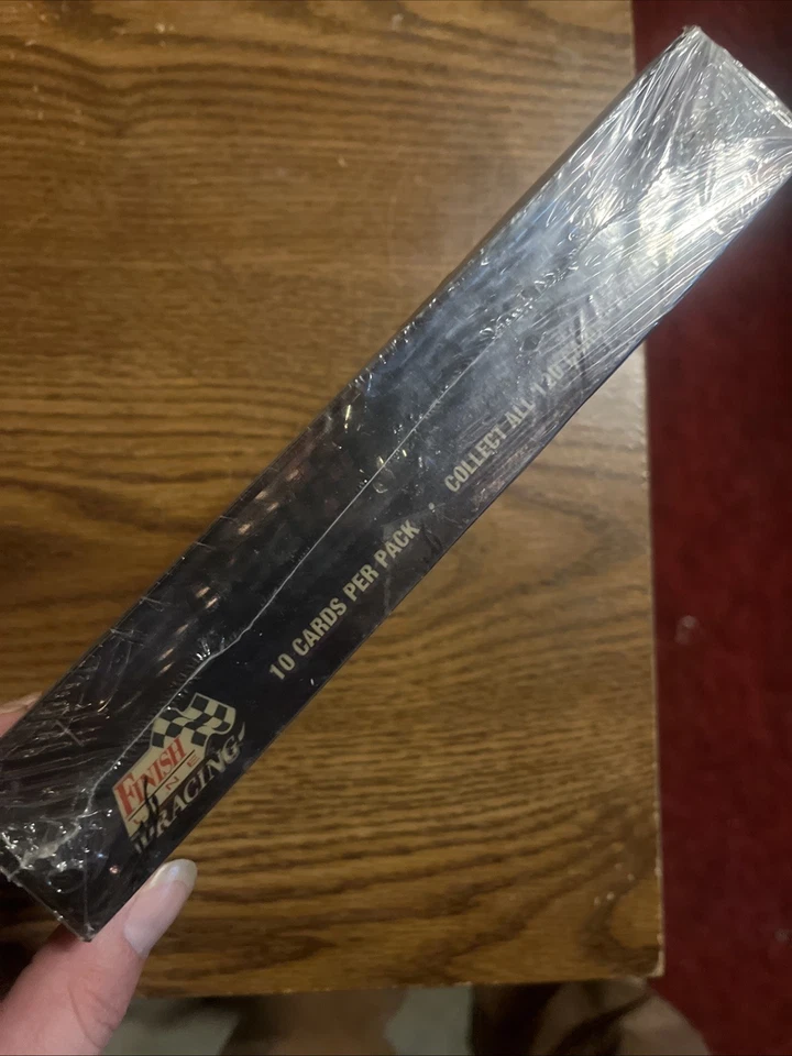 Dale Earnhardt Finish Line Sealed Box NASCAR 1995 Trading Cards - Image 3 of 3