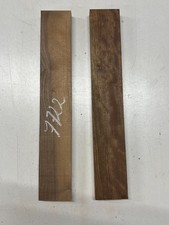 2 Pcs, Walnut Chechen Thin Stock 15-1/2x 2-1/2x 1 Lumber Blanks 7722