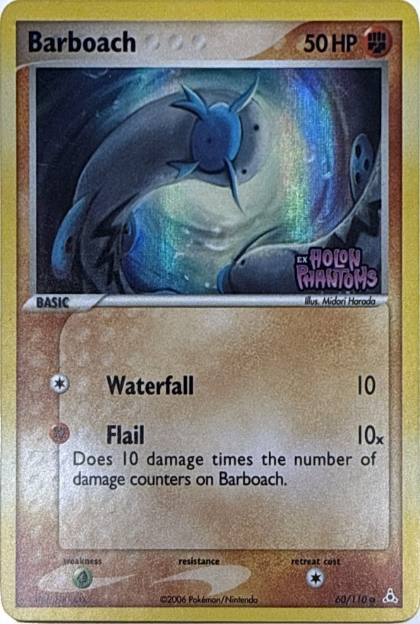 Barboach 60/110 C Holon Phantoms Pokemon Reverse Holo NM