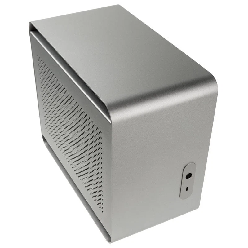 Streacom DA2 Mini Tower PC Argento Mini-DTX Mini-ITX Alluminio 14,5 cm ST-DA2S - Immagine 2 di 4