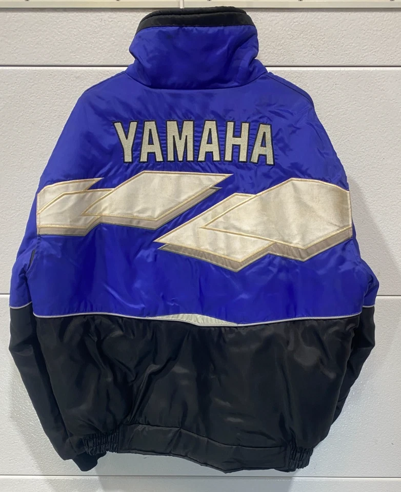 Vintage Yamaha Jacket Mens XL SMB-00SRXSD Snowmobile Racing Zip Up Coat SRX - Image 2 of 4