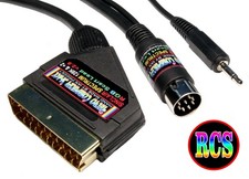 Sinclair ZX Spectrum+ 128K (Toastrack) & +2 (Grey Model) RGB Scart Lead TV cable