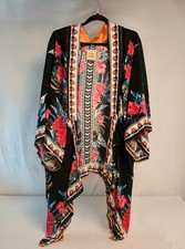 Flying Tomato Kimono Cardigan M/L Boho Floral Duster Open Front Fairy NWT