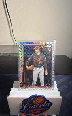 2025 Topps Chrome Update Series - Grant Wolfram #USC31 X-Fractor (RC)