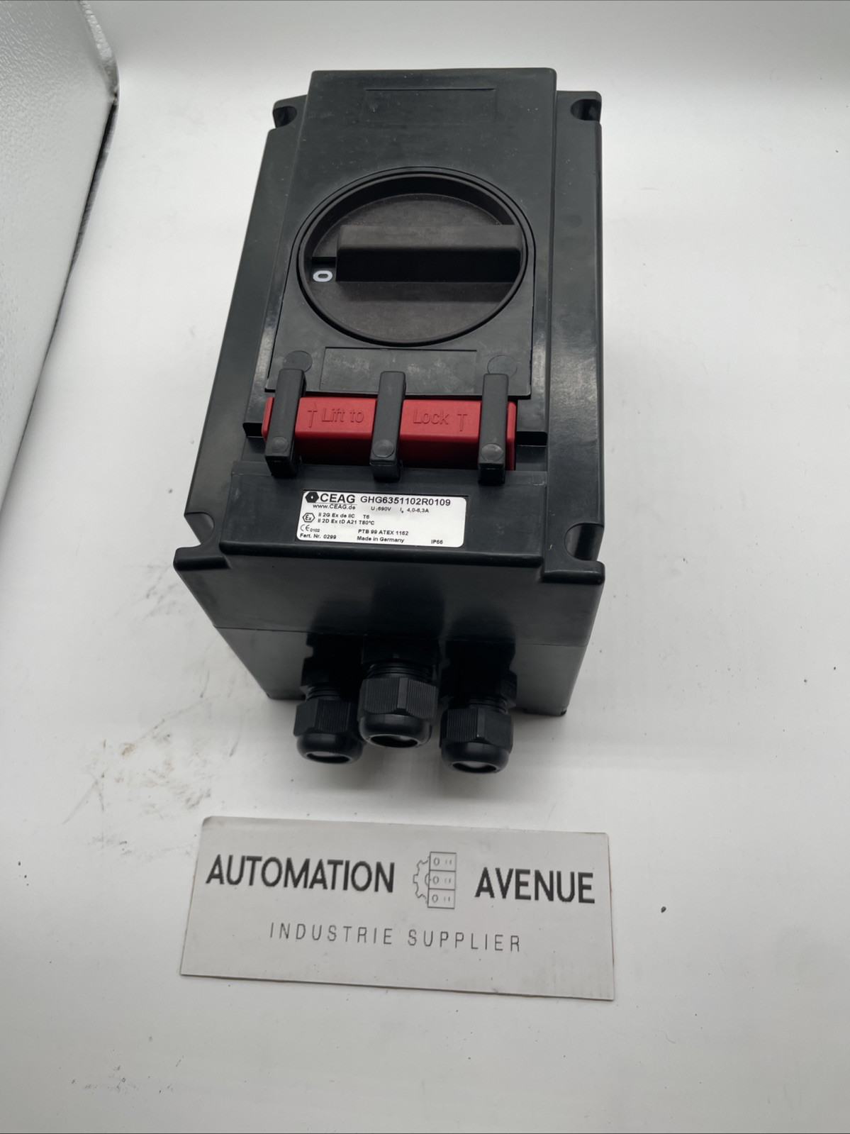 CEAG Ex Motorschutzsschalter GHG6351102R0109 Sicherheitsschalter