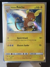 Pokemon 2019 Unified Minds Alolan Raichu 57/236 Holo Rare NM