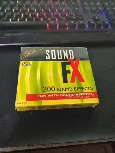 Sound FX: Fun With Sound Effects (200 Sounds) (CD) 2 CDs, 1994, Excelsor