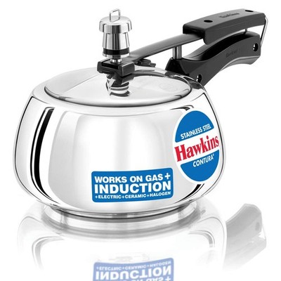 Contura Pressure Cooker, Stainless Steel Inner Lid Cooker, Handi Cooker, Indu...