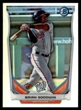 2014 Bowman Chrome Brian Goodwin Rookie Washington Nationals #BN-WN3