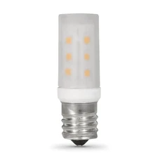 40-Watt Equivalent T8 Intermediate E17 Base Appliance LED Light Bulb, Warm White