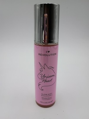 I Heart Revolution Unicorn Heart Glow Mist w/Vitamin E 3.38fl oz/100ml