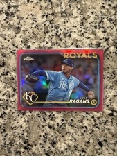 2024 Topps Chrome - Cole Ragans #186 Pink Refractor