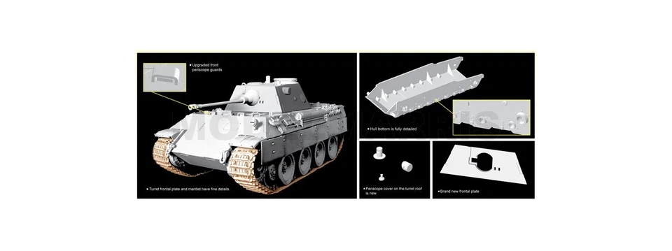 Dragon 6821 1/35 Pz.Beog.Wg.V Panther with 5cm Kw.K.39/1 - Image 2 of 4
