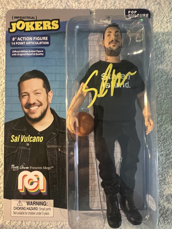 SAL VULCANO SIGNED/AUTOGRAPHED ACTION FIGURE - PSA