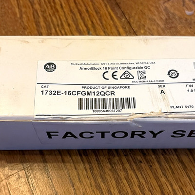 Allen-Bradley ArmorBlock 16-Point Configurable EtherNet/IP 1732E-16CFGM12QCR