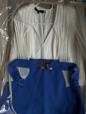 Elisabetta Franchi Basic Kleid Blau IT 44 är...