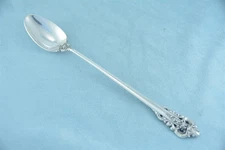 Wallace Grande Baroque Sterling Silver 7-5/8" Iced Tea Spoon No Monogram
