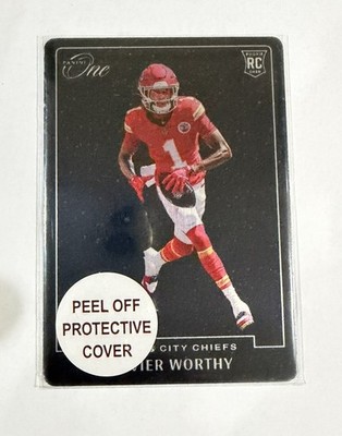 2024 Panini One Blank Slate #8 Xavier Worthy Rookie RC