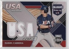 2020 Panini Elite Extra Edition USA Baseball Material Black Daniel Cabrera 10ou