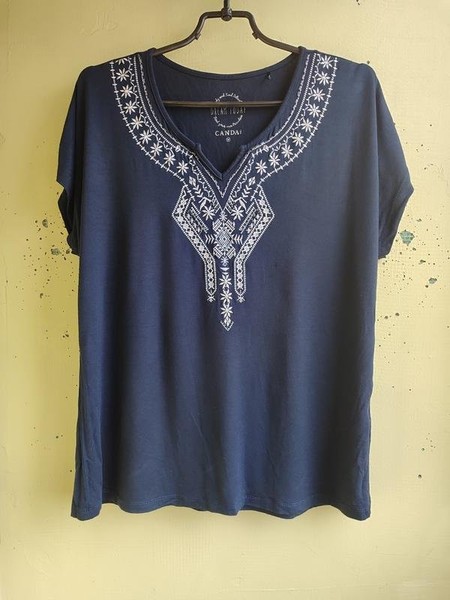 Women Canda T-Shirt White Cotton 38 / M / 46