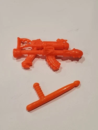 TMNT weapons lot 1988 Orange baton Needlenose gun Playmates Toys vintage