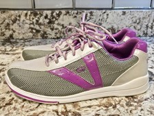 Size 10 Med-B Dexter Vicky Silver/Grey/Purple Women's Bowling Shoes Great Shoe