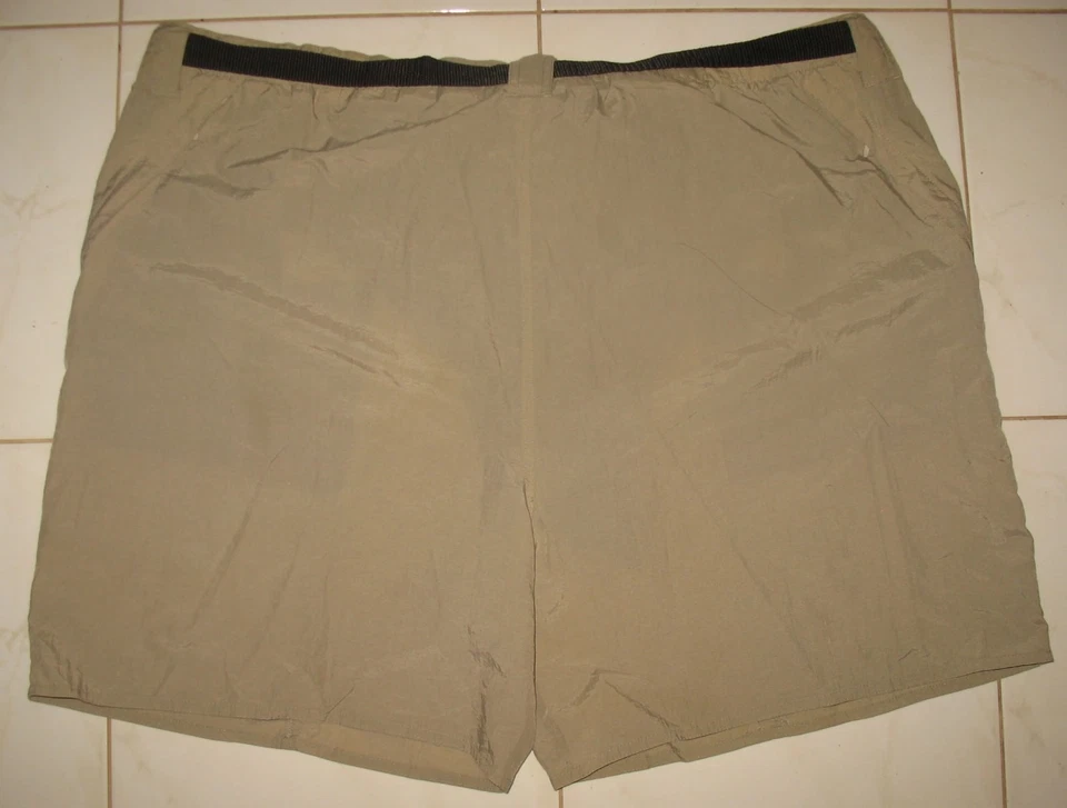 TRADER BAY - Size 2XL  W/ BELT Bathing Suit  Swimming Shorts - KHAKI -  NYLON  - Image 3 of 3