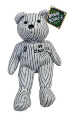Derek Jeter 2 Bamm Beano's NY Yankees 1998 World Series Pinstripes plush stuffe