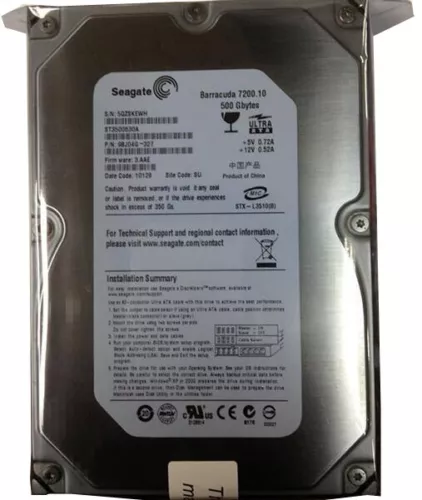 Compatible Seagate 500GB ST3500630A 7200RPM IDE PATA 3.5" Hard Disk Drive - Picture 1 of 3
