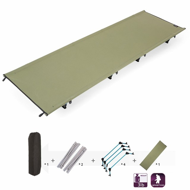 hi gear double folding camp bed