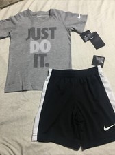 Nike Kids 2 Piece Tshirt And Short Size 4