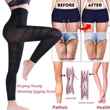 Women Compression Thigh Slimmer Legging Defining Slimming Leg High Waist Shaper