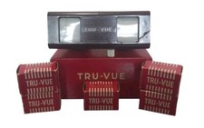 Vintage Tru-Vue Card Bakelite Stereoscope Viewer  Film Bundle