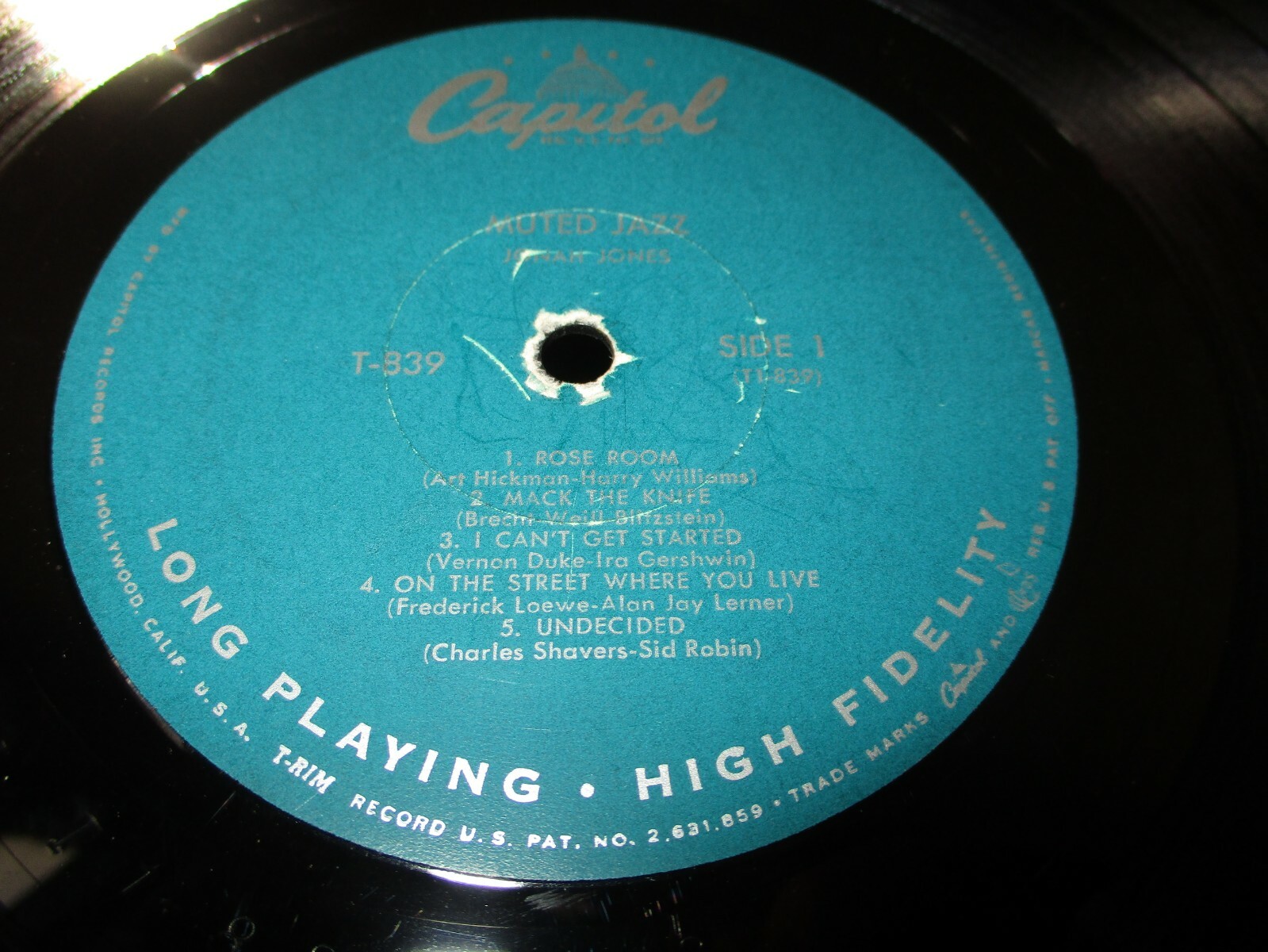 1957 JONAH JONES Muted Jazz Mono LP Capitol T 839 VG/VG+ eBay